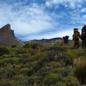 Approarching Cerro Colorado Parque Patagonia